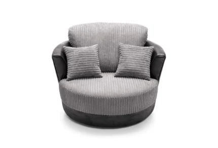 Samson Swivel Chair| Black