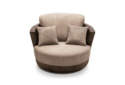 Samson Swivel Chair| Brown