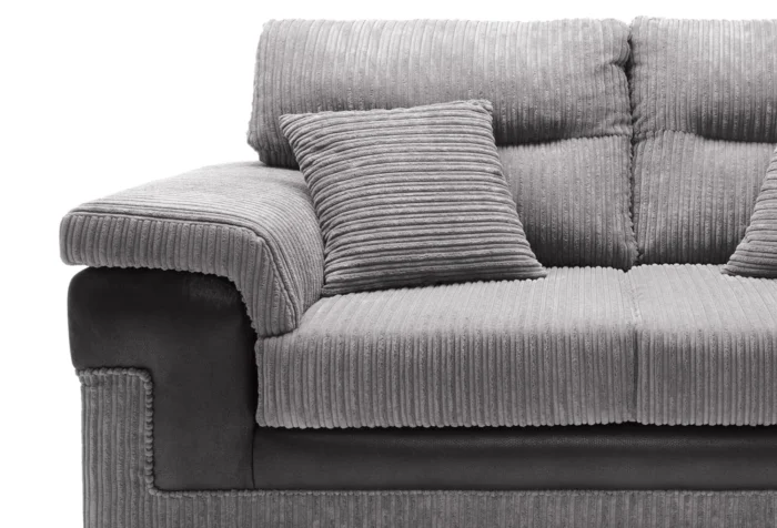 Samson 2 Seater Sofa | Black - Image 4