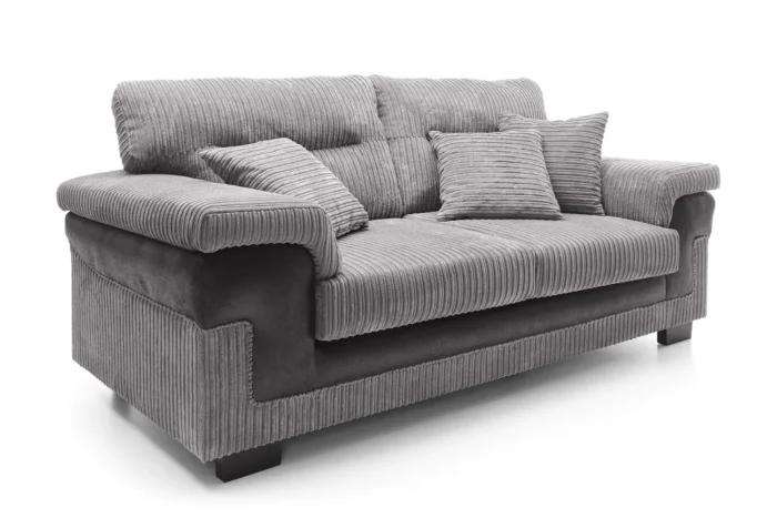 Samson 3 Seater Sofa | Black - Image 8