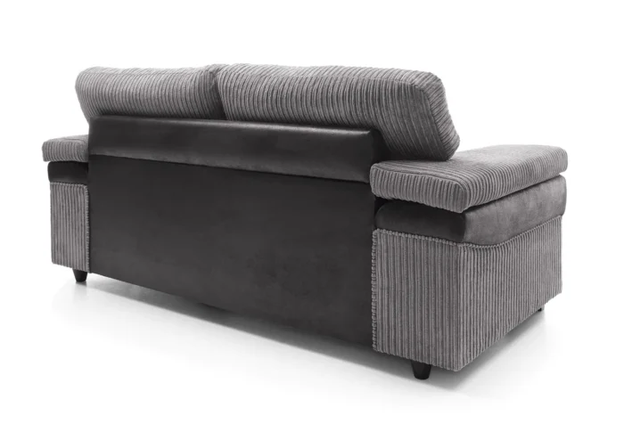 Samson 3 Seater Sofa | Black - Image 7