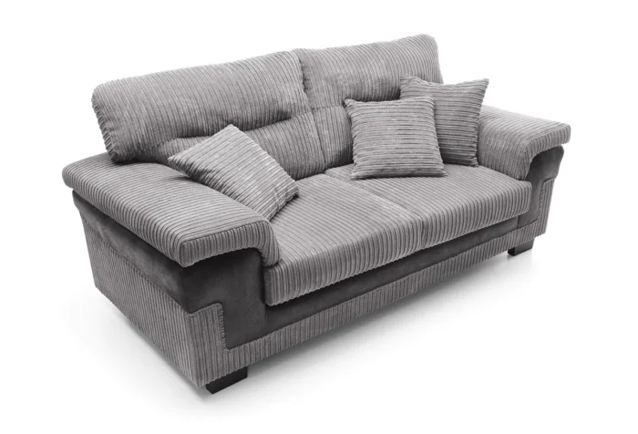 Samson 3 Seater Sofa | Black - Image 6