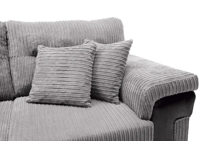 Samson 3 Seater Sofa | Black - Image 2