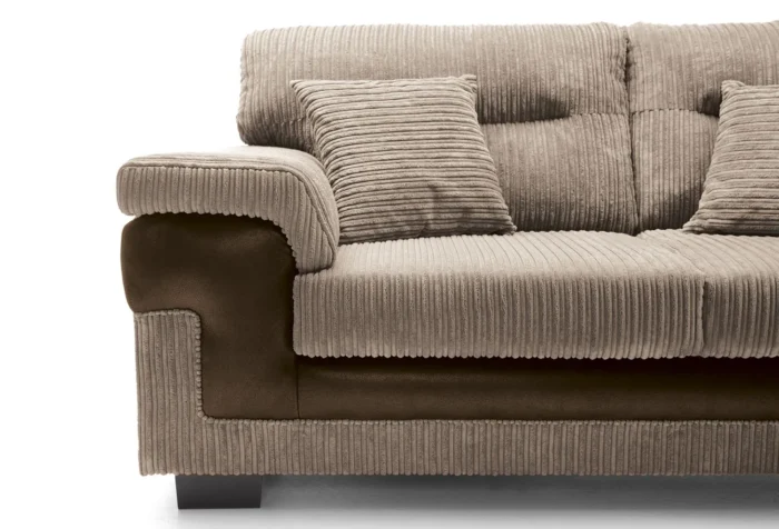 Samson 3 Seater Sofa | Brown - Image 4