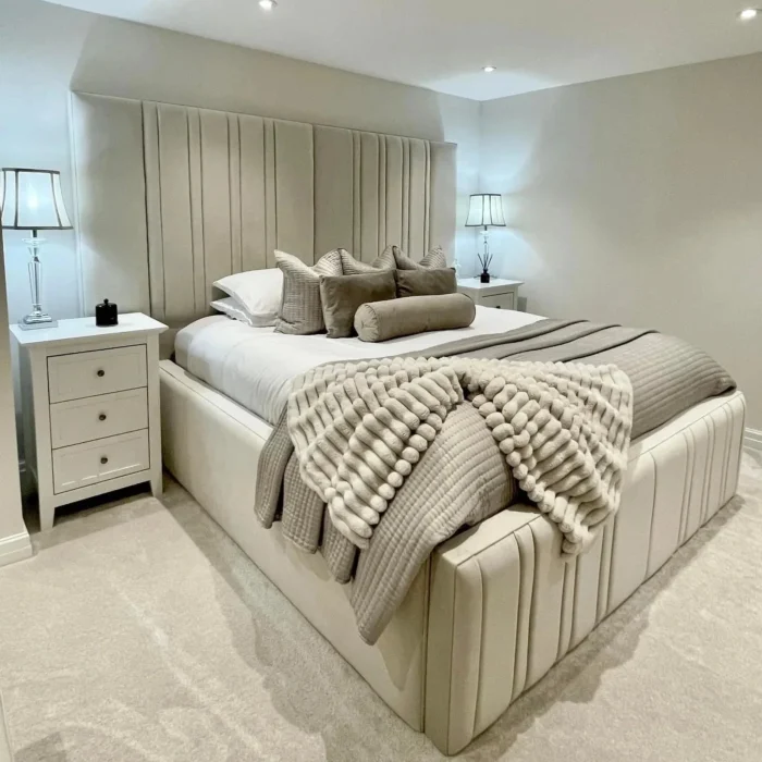 Selena Bed High Base Bed | Optional Ottoman Storage Bed | The Bed Store