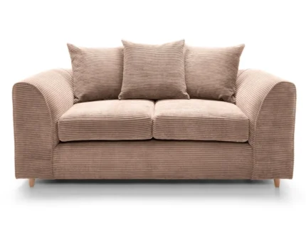 Jumbo Cord 2 Seater Sofa | Brown