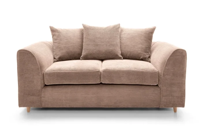 Jumbo Cord 2 Seater Sofa | Brown