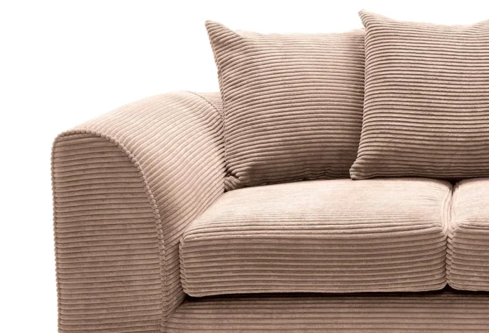 Jumbo Cord 2 Seater Sofa | Brown - Image 5