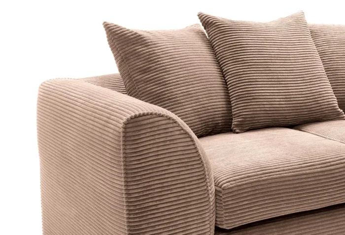 Jumbo Cord 2 Seater Sofa | Brown - Image 4
