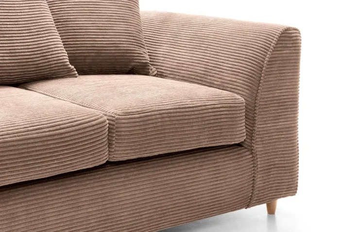 Jumbo Cord 2 Seater Sofa | Brown - Image 3