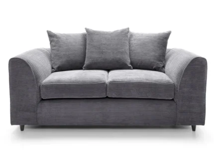 Jumbo Cord 2 Seater Sofa | Grey
