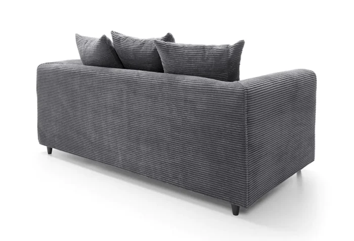 Jumbo Cord 2 Seater Sofa | Grey - Image 8