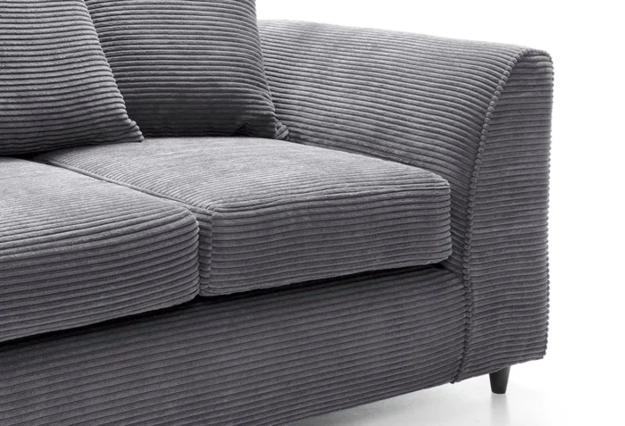 Jumbo Cord 2 Seater Sofa | Grey - Image 3