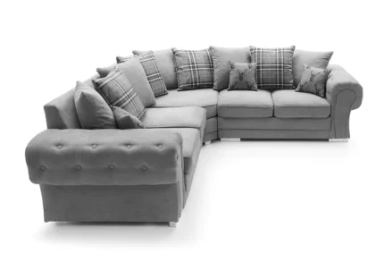 VERONA CHENILLE CORNER SOFA