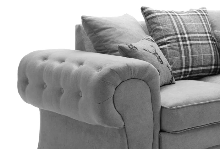 VERONA CHENILLE CORNER SOFA - Image 3