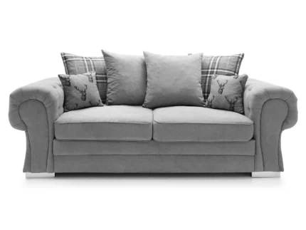 VERONA CHENILLE 3 SEATER SOFA