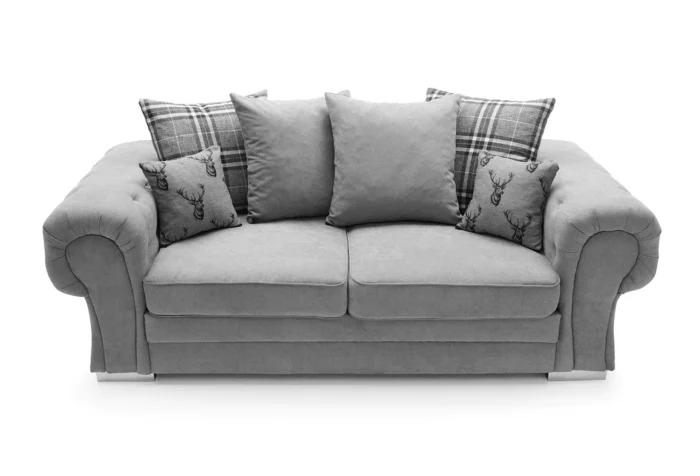 VERONA CHENILLE 3 SEATER SOFA - Image 5
