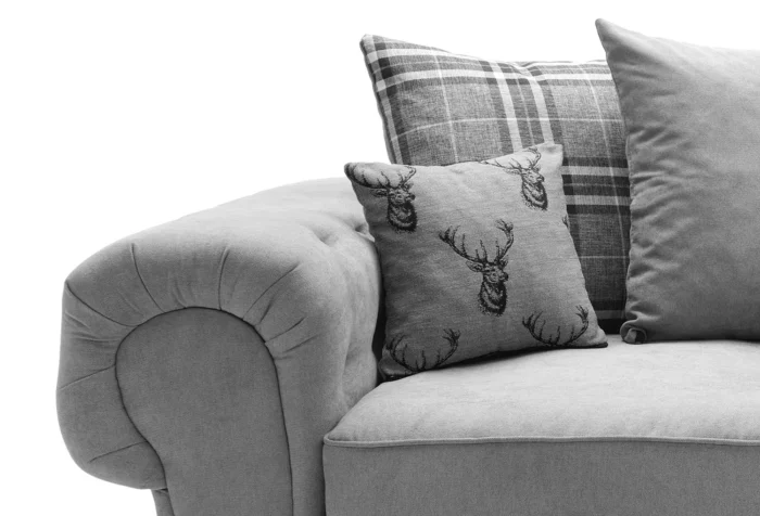 VERONA CHENILLE 3 SEATER SOFA - Image 4