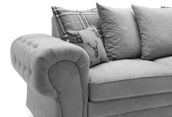 VERONA CHENILLE 3 SEATER SOFA - Image 3